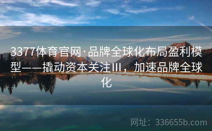 3377体育官网·品牌全球化布局盈利模型——撬动资本关注Ⅲ，加速品牌全球化