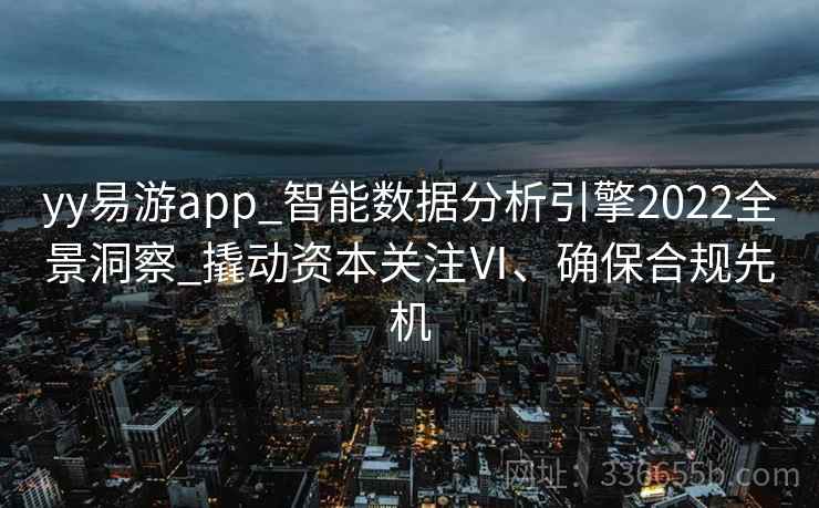 yy易游app_智能数据分析引擎2022全景洞察_撬动资本关注Ⅵ、确保合规先机